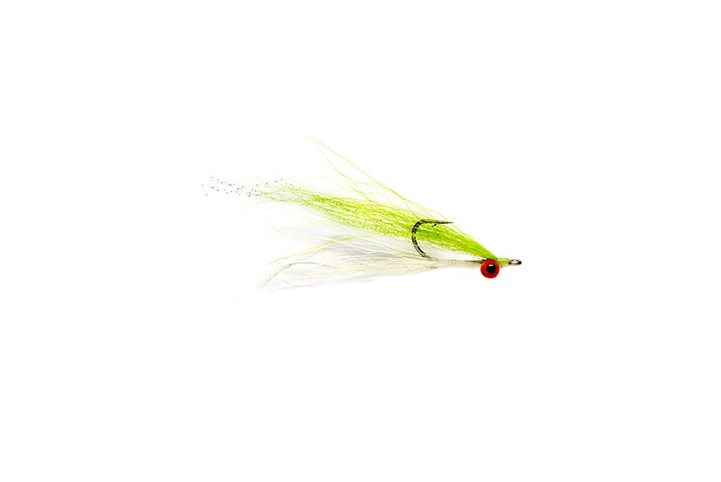 Clouser Minnow Chartreuse & White