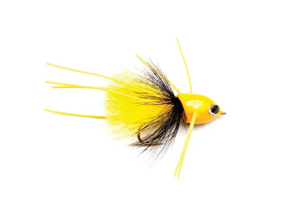 Sneaky Pete Yellow S4 Fishing Fly, Warmwater Flies