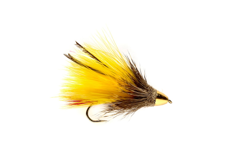 Conehead Marabou Muddler Yellow