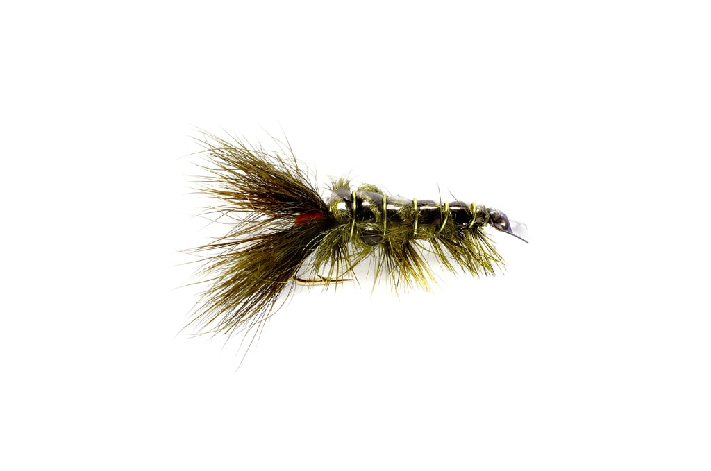 Crayfish Fly Fishing (red brown) leather Crawdead 2.5 trout fresh water