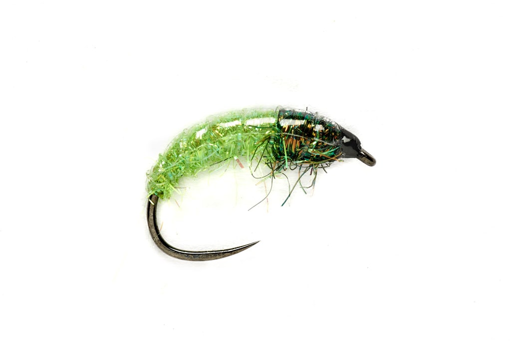 Glister Grub Green Barbless