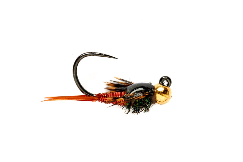 Copper John Jig Red (TBH) Barbless