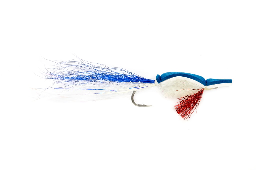 HOF Bass Gurgler Black /Chartreuse - BWCflies Australia