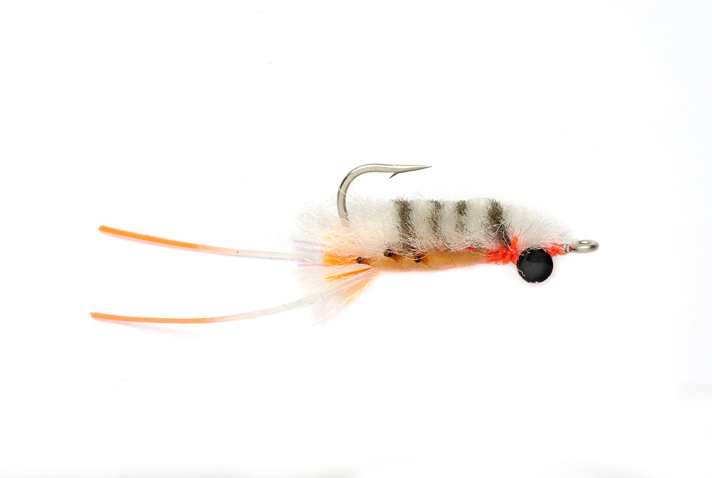 Vlahos' Hardshell Sand flea with mallard flank. Feather provided