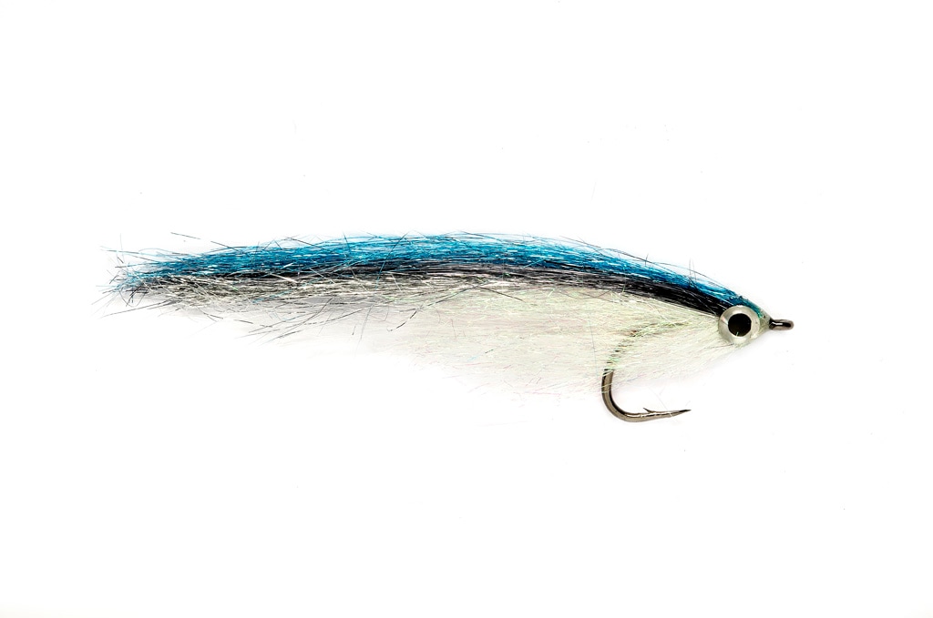 Sparkle Minnow Blue S2 Fishing Fly, Saltwater Flies