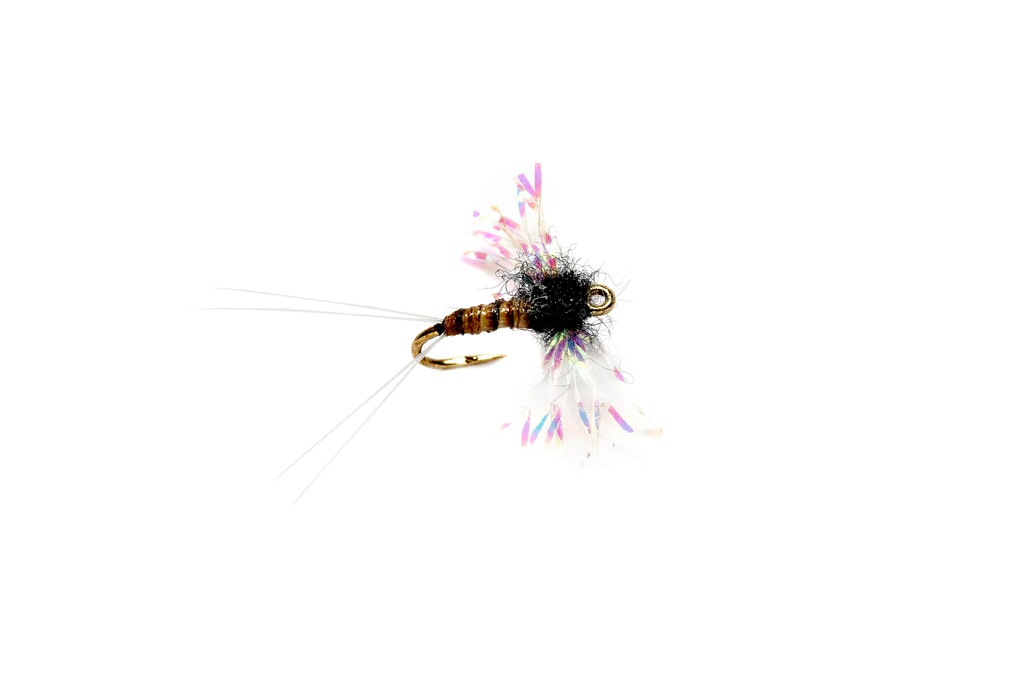 Krystal Spinner Male Trico S20 Fishing Fly, Dry Flies