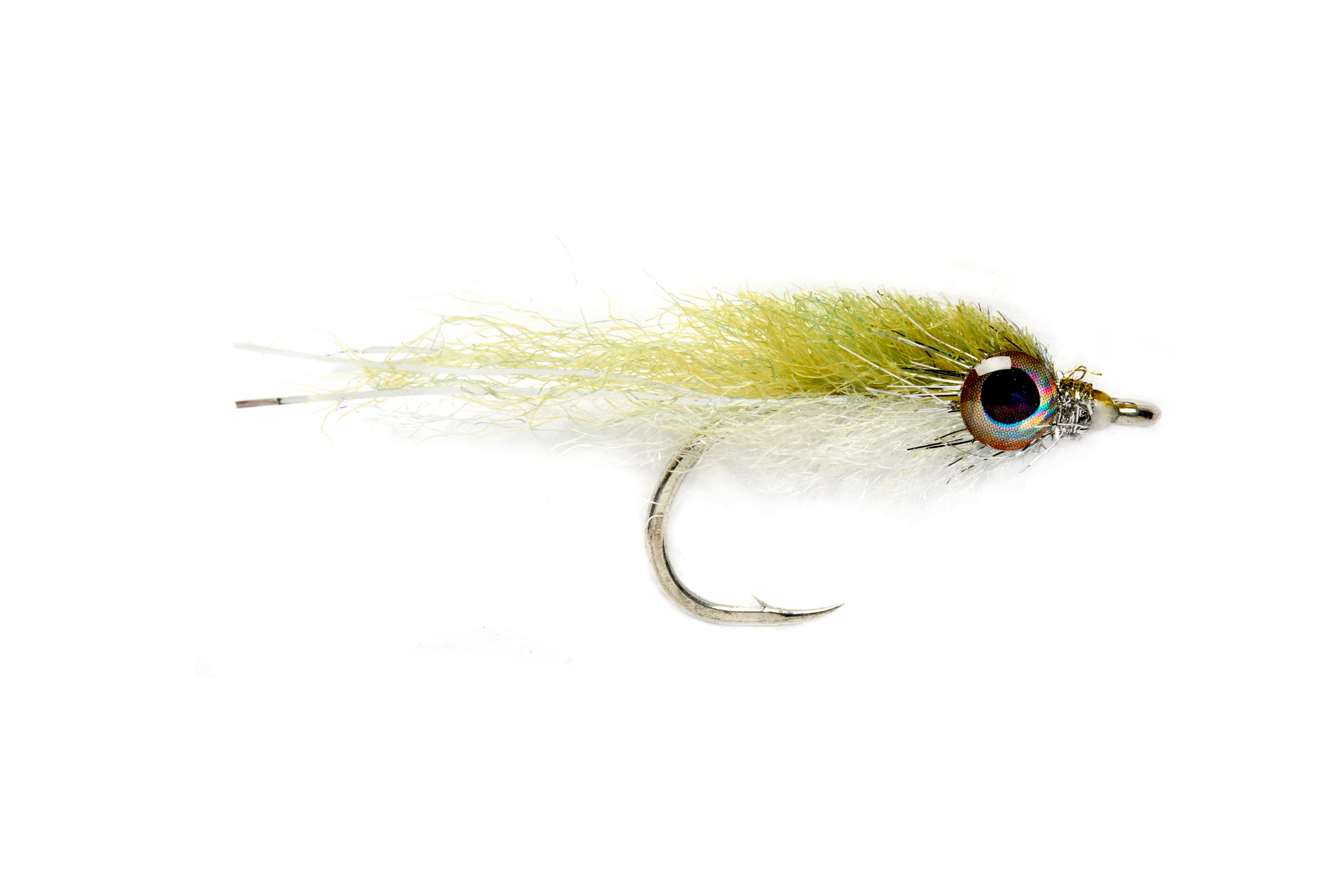 Salty Minnow Olive & White