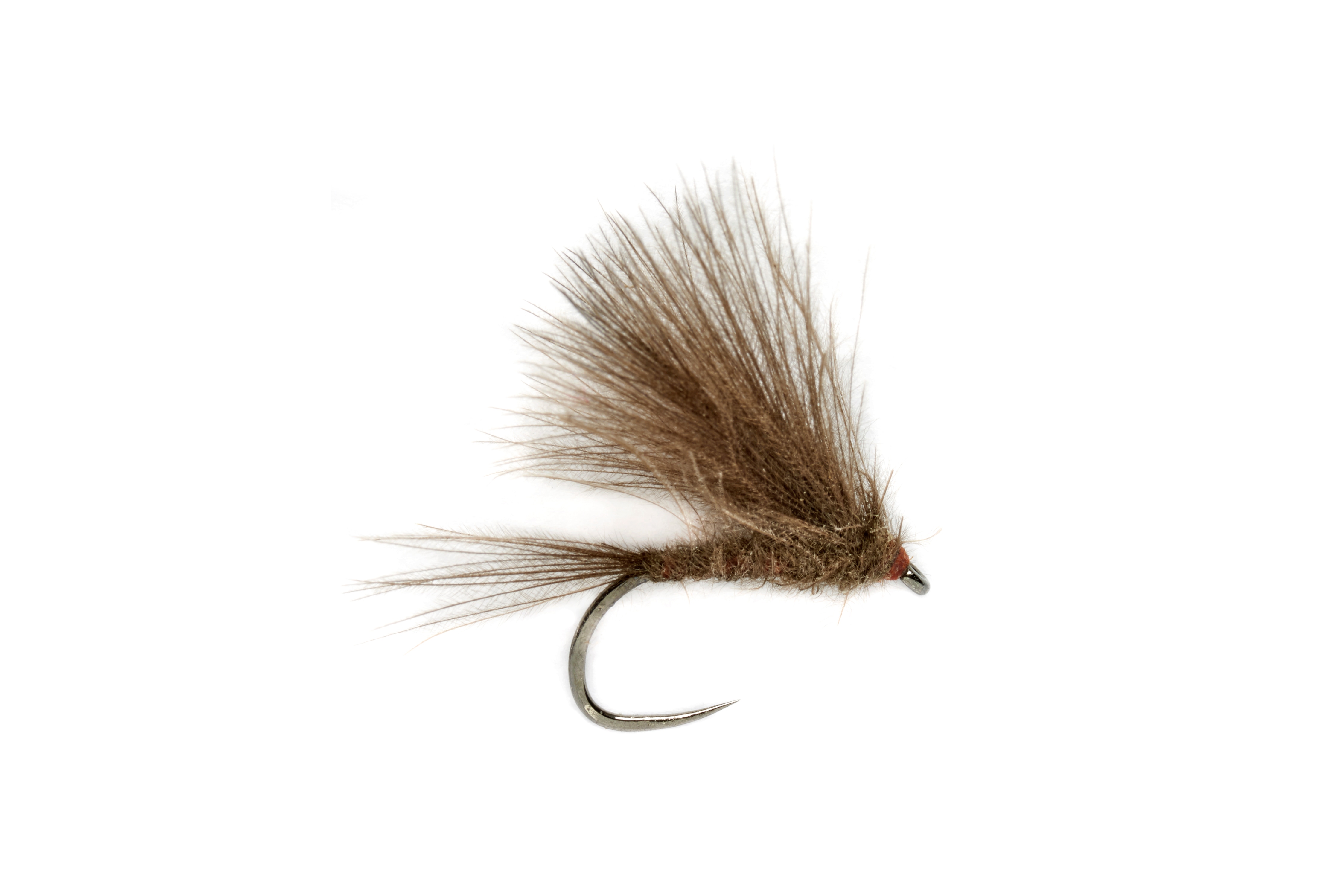 Barbless CDC Olive Caddis Dry Fly - Trout Fly Fishing Flies