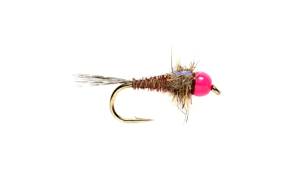 Hot Head Euro Pheasant Tail Pink S14, Nymphs