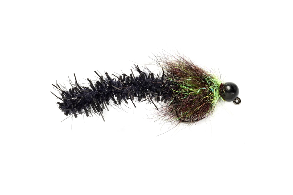 Roly's Poly Leech Black Barbless