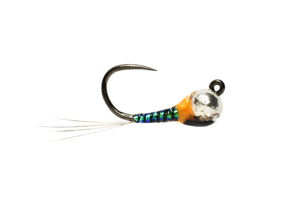 Pearl & Orange Jig Barbless