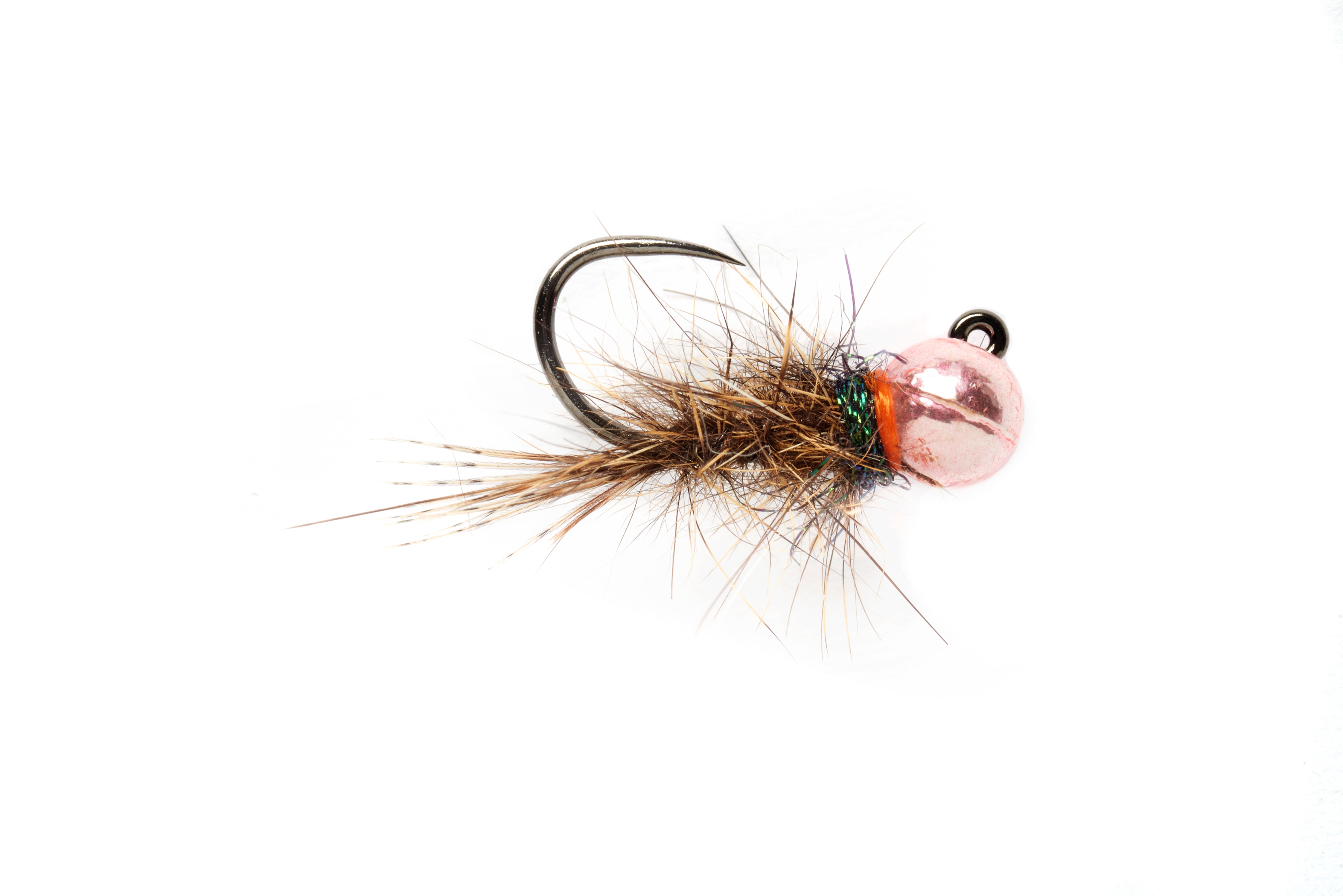 Roza's Pink Hare's Ear Jig Barbless