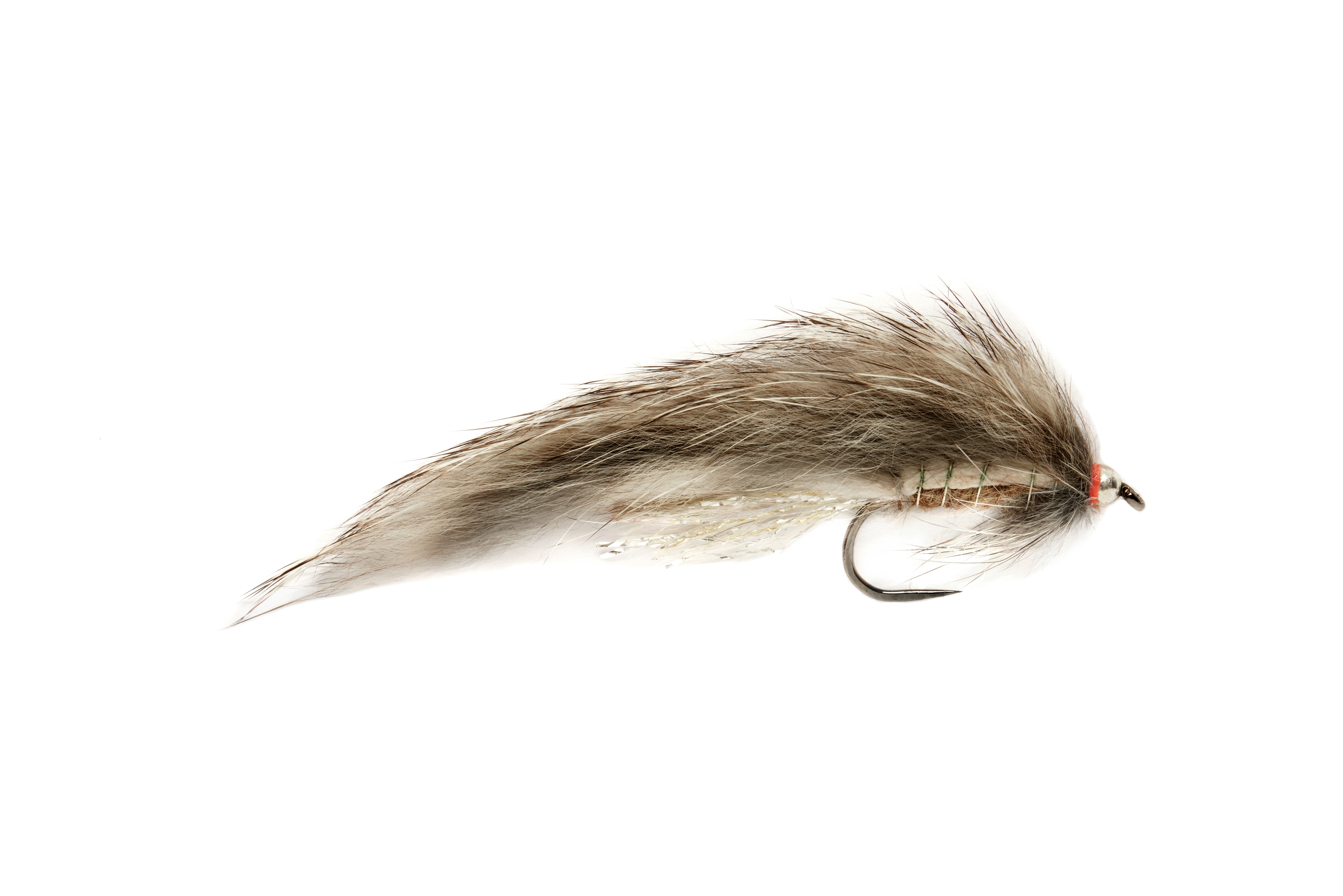 Roza's Gray Zonker S8 Fishing Fly, Streamers