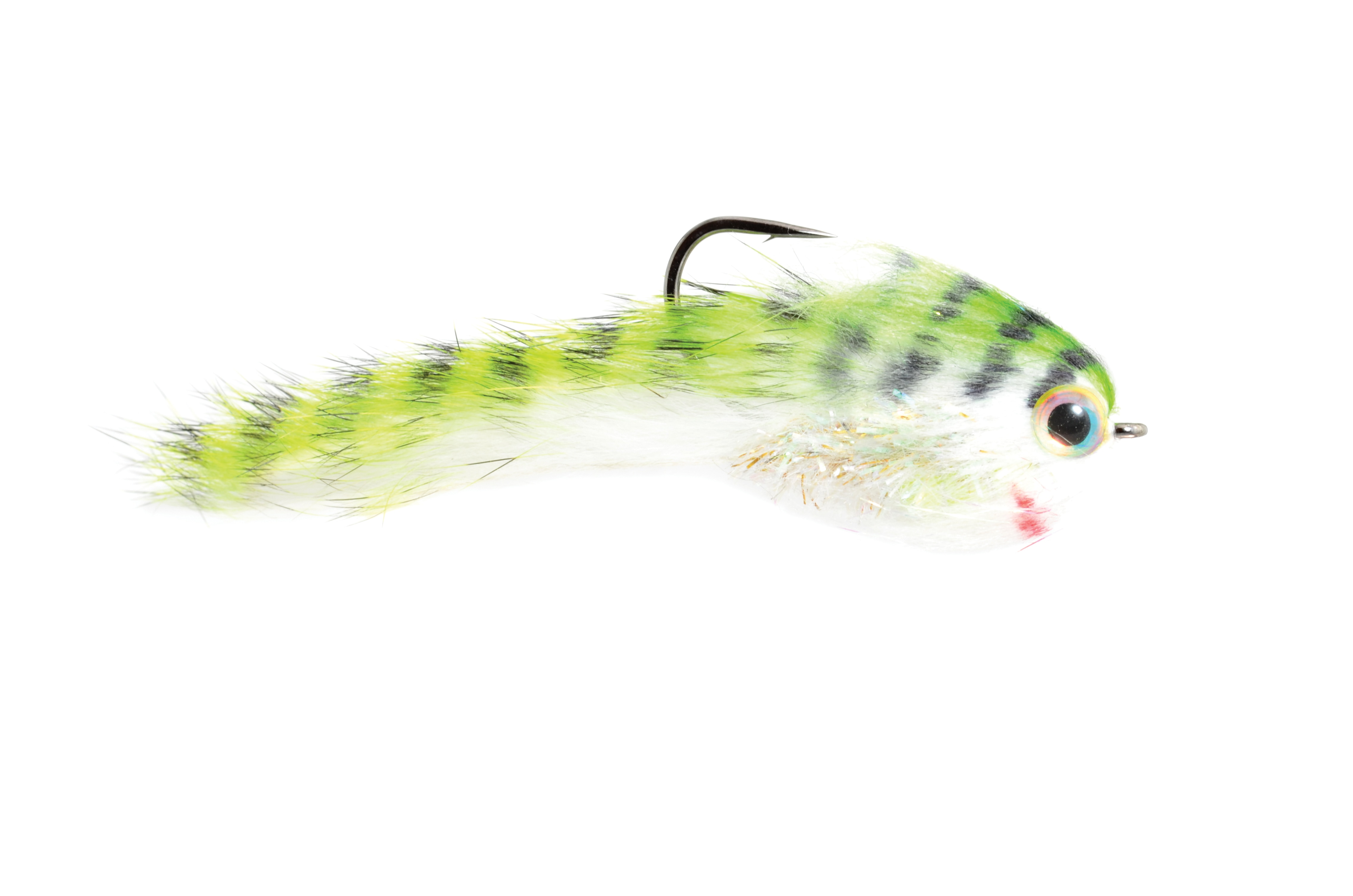 Belly Scratcher Minnow Chartruese & Black