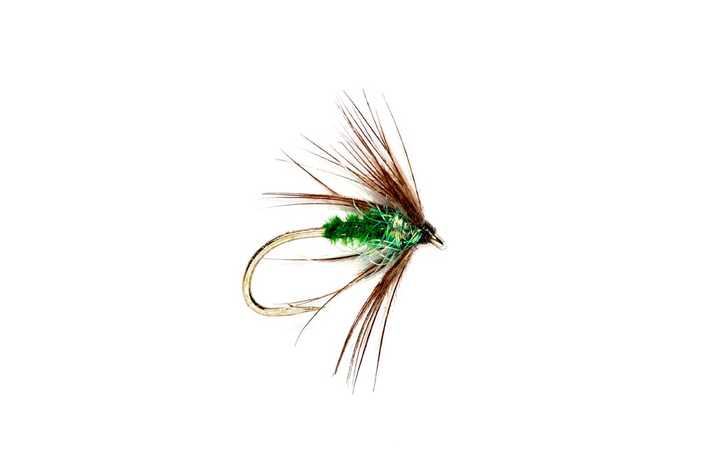 Sparkle Soft Hackle Caddis Green