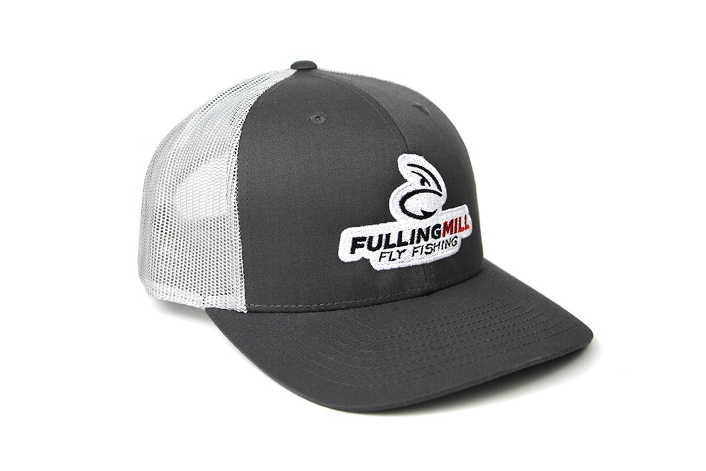 Pre Curved Trucker Cap Gray with FM badge