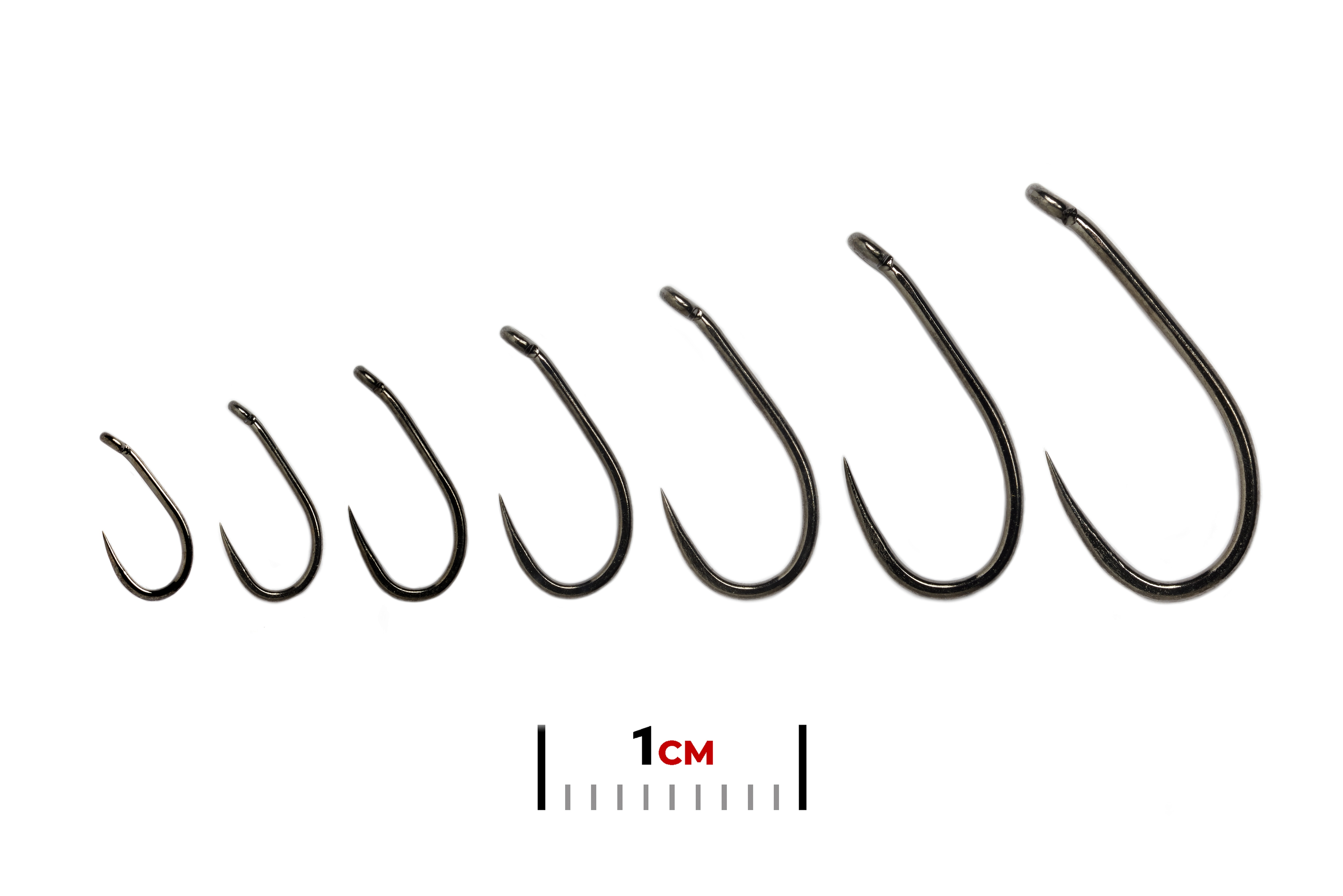 カプレヘンション Grab Gape Heavy Black Nickel Barbless S8 | Fly Tying Hooks