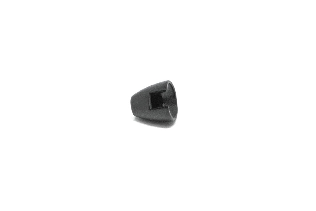 Matte Black Slotted Tungsten Conehead