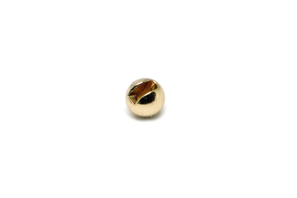 Gold Slotted Tungsten Beads