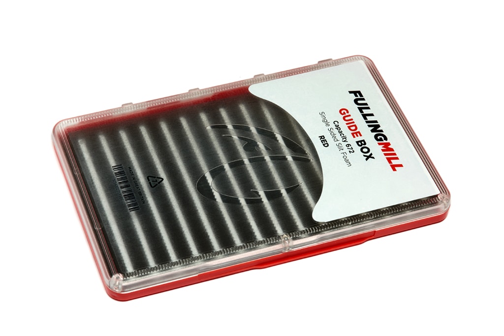 Guide Box Red Fulling Mill Fly Fishing