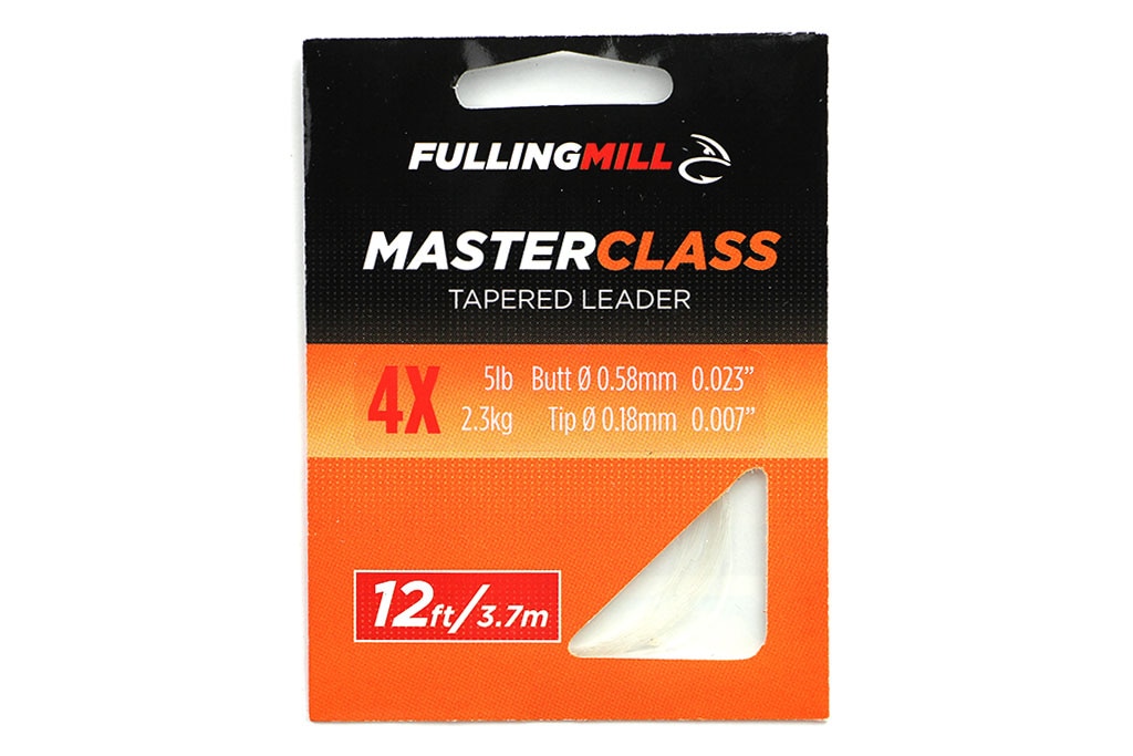 Masterclass Tapered Leaders 12ft 4X Fulling Mill