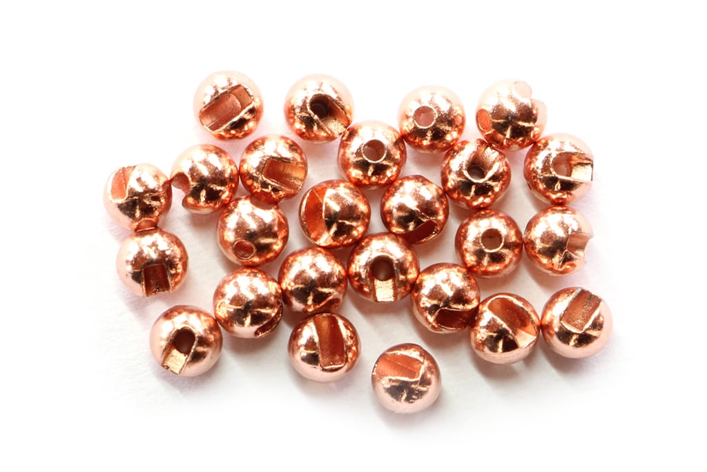 Copper Slotted Tungsten Beads