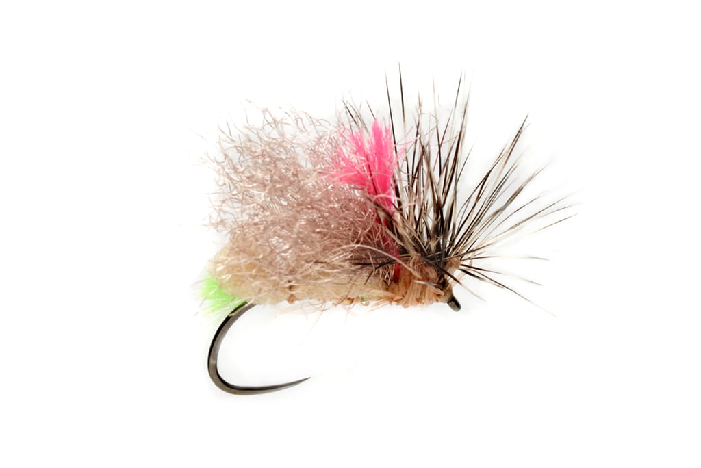 Olsen's Foam Front End Loader Caddis Tan Barbless