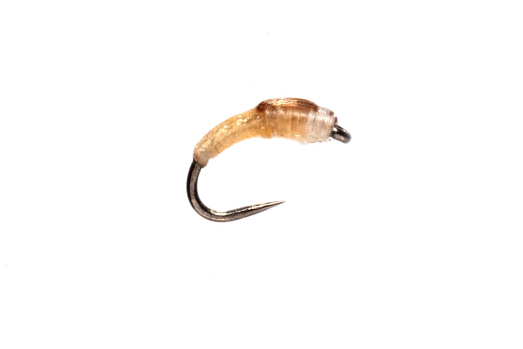 Boroff's Barbless Gooey Midge Pupa Tan