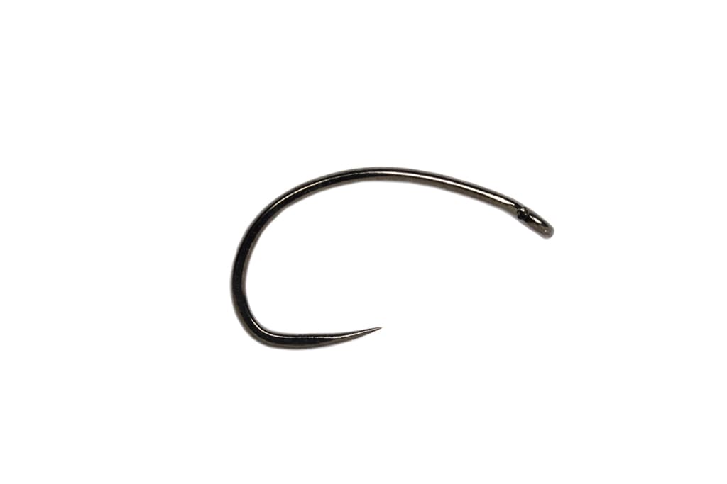 Czech Nymph Heavy Black Nickel Barbless S10, Fly Tying Hooks