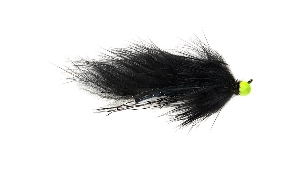 Tactical Hot Head Jig Zonker Black Barbless