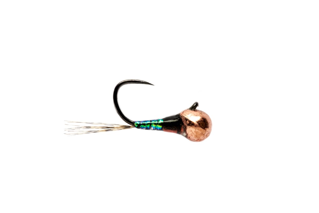 Croston's Full Metal Jacket Micro Perdigon Olive Widow Barbless