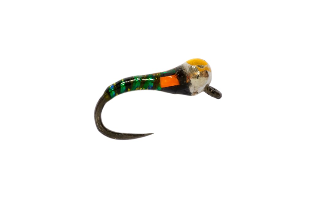 Croston's Bung Buzzer Olive Barbless (Yellow)