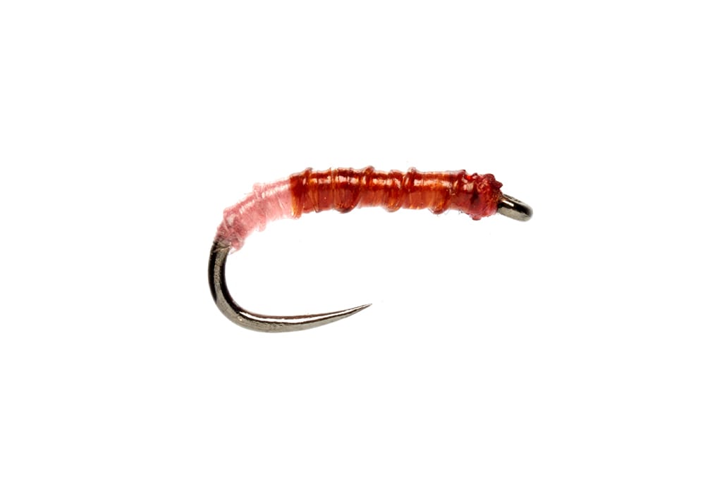 Boroff's 2 Timin' Midge Red & Pink Barbless