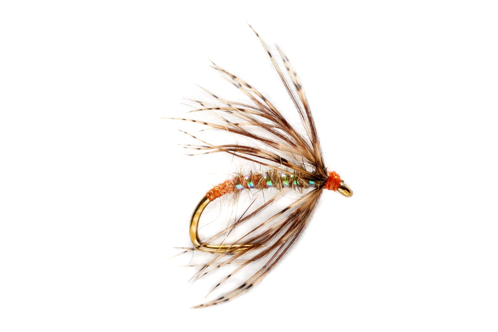 Super Silk Partridge & Orange Barbless S12, Dry Flies