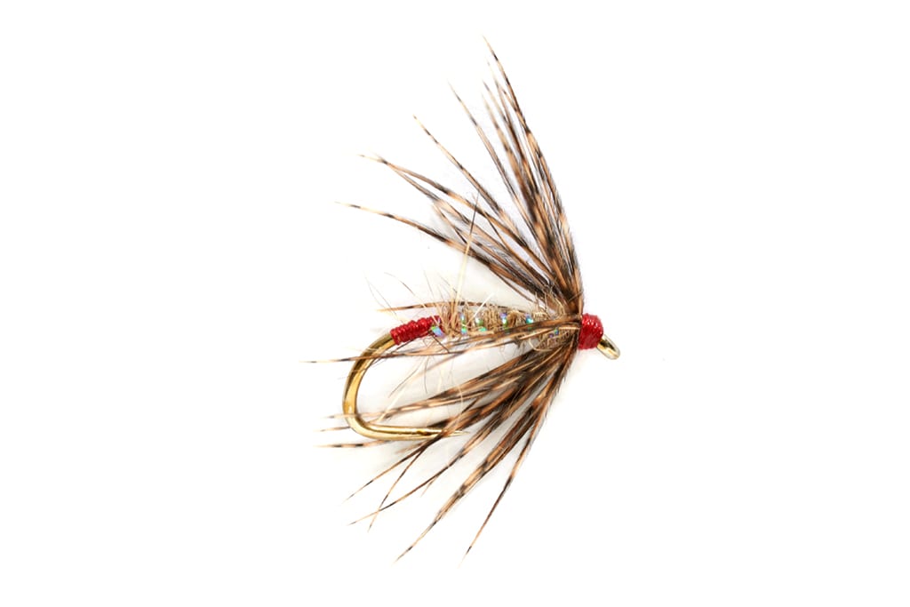 Super Silk Partridge & Red Barbless S12, Dry Flies