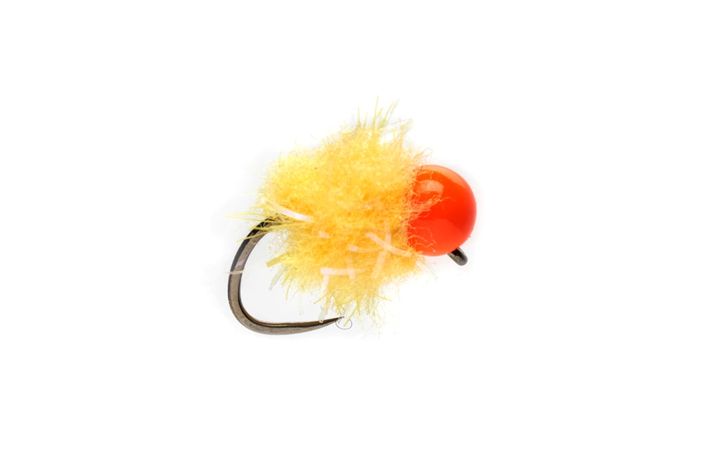 Twister Egg Flourescent Sunburst Barbless