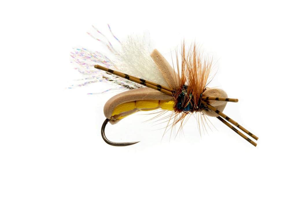 Bubba's Foam Assassin Tan & Yellow Barbless