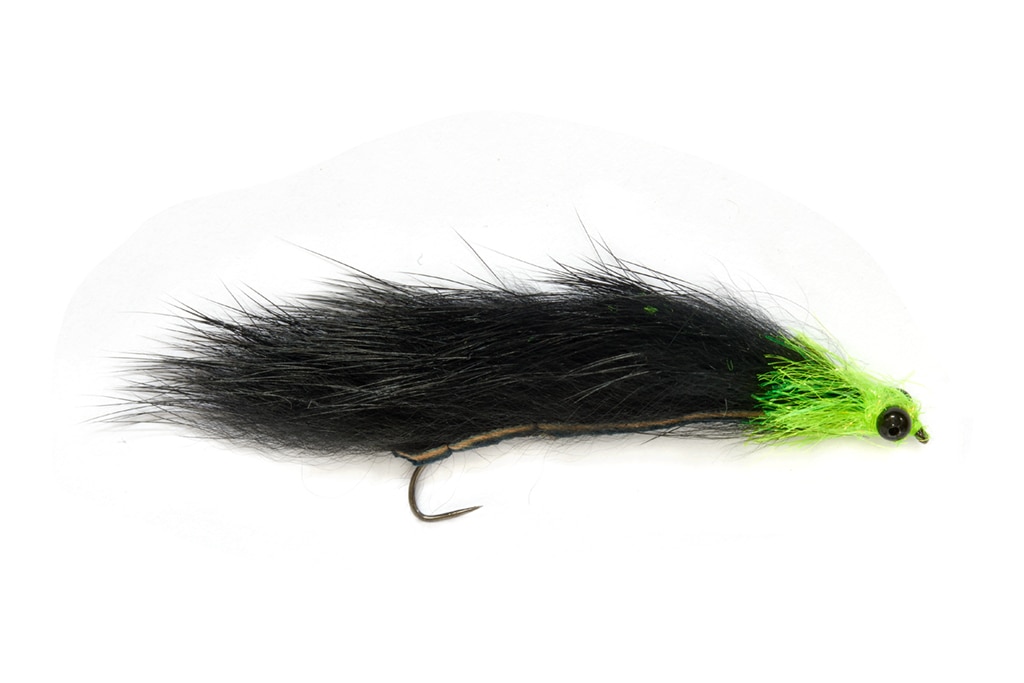 Mini Snake Black & Green Barbless
